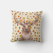 秋の水彩画 クッション (正面)