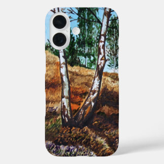 秋の水彩画 iPhone 16ケース
