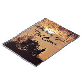 秋の水彩画 sunset 風景 ガーデニング ノートブック (左側)