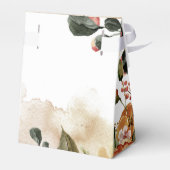 秋の水彩結婚フローラ素朴の結婚Fa フェイバーボックス (裏面サイド)