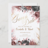 秋の水彩花 Save The Date セーブザデート (正面)