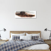 秋の水彩風景 キャンバスプリント (インサイチュ (寝室))