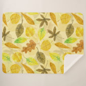 秋の水彩2 シェルパブランケット (正面(横))