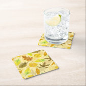 秋の水彩2 スクエアペーパーコースター (インサイチュ)