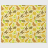 秋の水彩2 ラッピングペーパー (フラット)