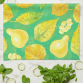 秋の水彩 キッチンタオル (折り畳み)