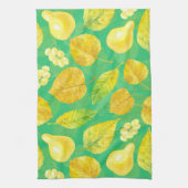 秋の水彩 キッチンタオル (縦)