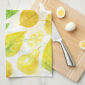 秋の水彩 キッチンタオル (四つ折り)