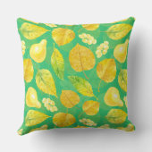 秋の水彩 クッション (裏面)