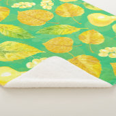 秋の水彩 シェルパブランケット (3/4)