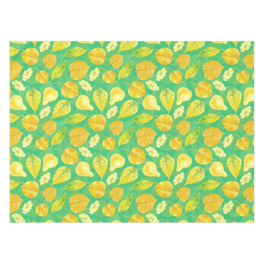 秋の水彩 テーブルクロス (正面(横))