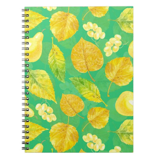 秋の水彩 ノートブック (正面)