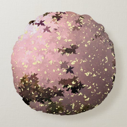 秋の水 ラウンドクッション (正面)