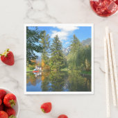 秋の池がよどむ スタンダードランチョンナプキン (インサイチュ)