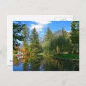 秋の池がよどむ ポストカード (正面/裏面)