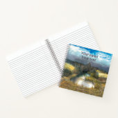 秋の池の水色 ノートブック (内部)