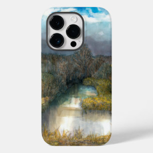 秋の池の水色 Case-Mate iPhone 14 PROケース