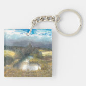 秋の池 キーホルダー (裏面)