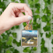 秋の池 キーホルダー (手)