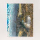 秋の池 ジグソーパズル (縦)