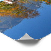 秋の池 ポスター (角)