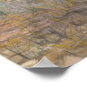 秋の池 ポスター (角)