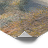 秋の池 ポスター (角)