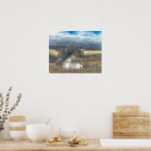 秋の池 ポスター (キッチン)