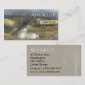 秋の池 名刺 (正面/裏面)