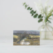 秋の池 名刺 (スタンド正面)