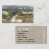 秋の池 名刺 (正面/裏面)