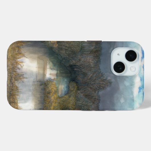 秋の池 Case-Mate iPhoneケース (裏面 (横))