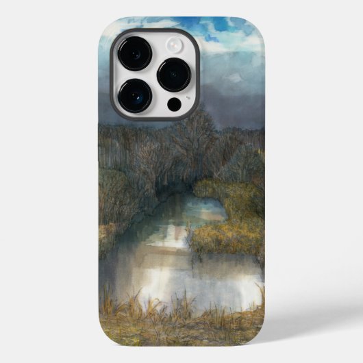 秋の池 Case-Mate iPhoneケース (裏面)