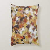 秋の油抽象芸術 アクセントクッション (正面(垂直))