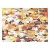 秋の油抽象芸術 テーブルクロス (正面(横))