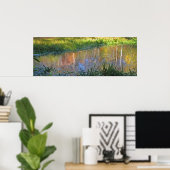 秋の沼の反射 ポスター (ホームオフィス)