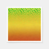 秋の消グラデーション色の離れナプキン スタンダードカクテルナプキン (正面)