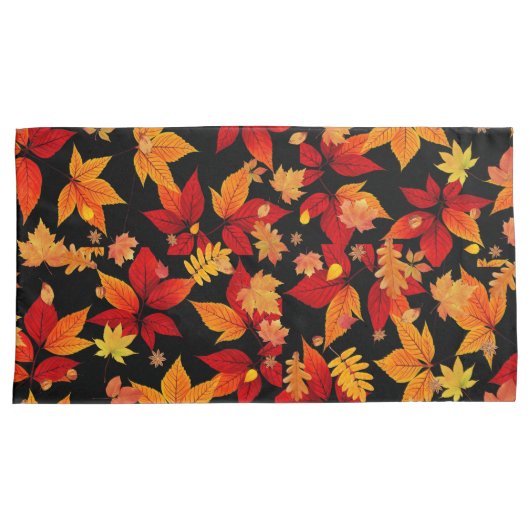 秋の深夜 枕カバー (正面右)