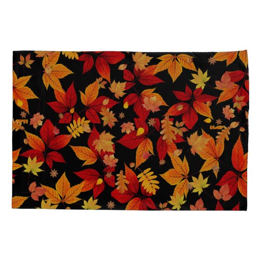 秋の深夜 枕カバー (裏面)