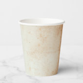 秋の混合水色フローラ結婚ズ 紙コップ (裏面)