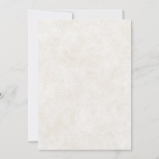 秋の混合水色フローラ結婚式招待状 招待状 (裏面)