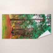 秋の混成林 バスタオル (バスタオル)