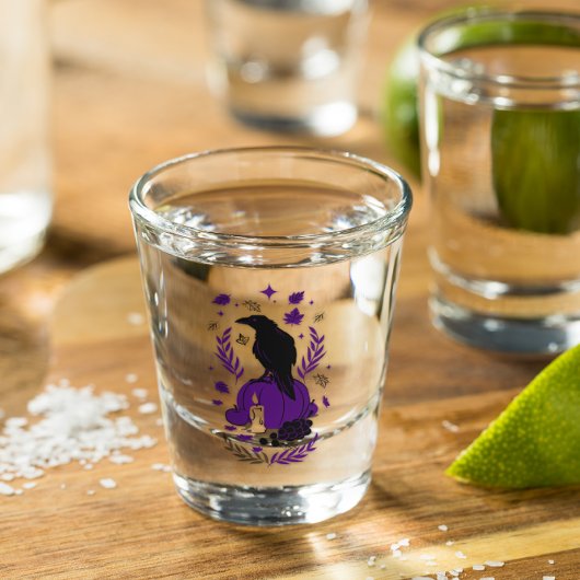 秋の渡り – ゴシック様式の収穫用ガラス ショットグラス