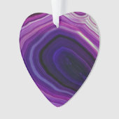 秋の渦巻き紫色の泥 オーナメント (正面)