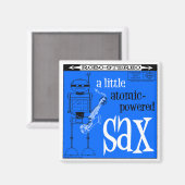 秋の湖「アトミックSAX」マグネット マグネット (正面/裏面)