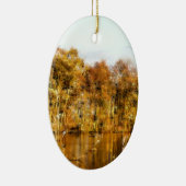 秋の湖 セラミックオーナメント (右)