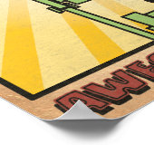 秋の湖「ロボット」ポスター ポスター (角)