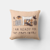 秋の準備離れは出来た！ クッション (正面)