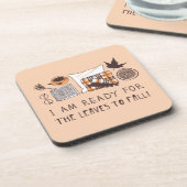 秋の準備離れは出来た! コースター (左側)