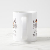 秋の準備離れは出来た! ジャンボコーヒーマグカップ (裏面)